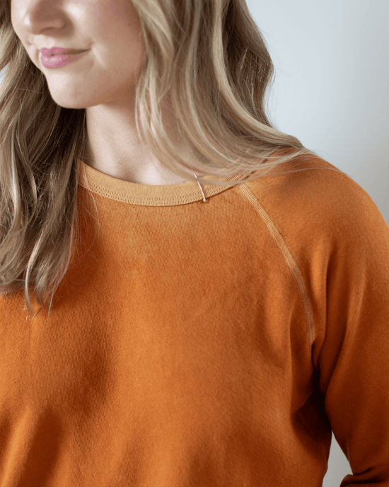 Free City Lucky Rabbits Sweatshirt in Orange Machine 