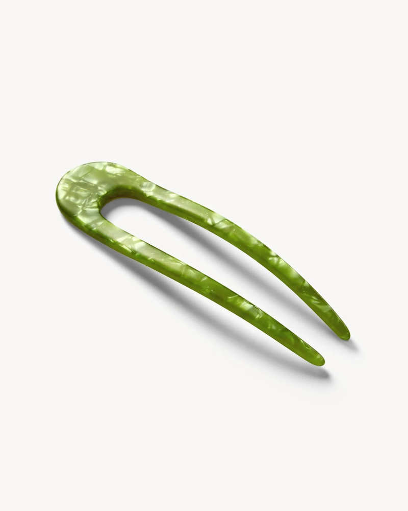 French Hair Pin in Pistachio