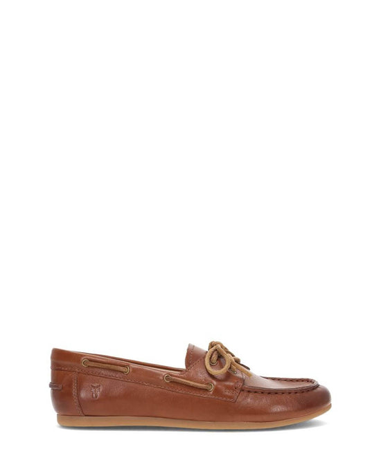 FRYE Naya Boat Shoe in Cinnamon 