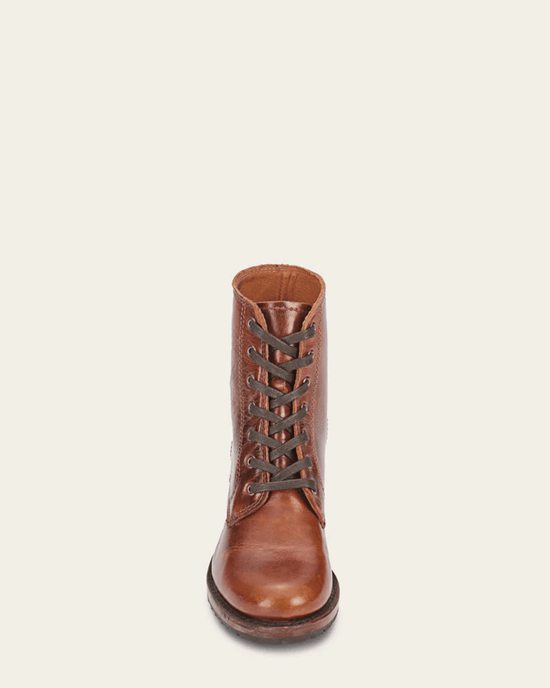 FRYE Sabrina 6G Lace Up in Cognac 
