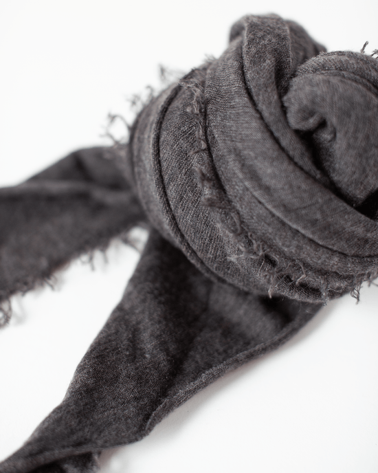 Grisal Love Cashmere Scarf in Black Coffee 