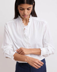 Hartford Carlotta Blouse in White 