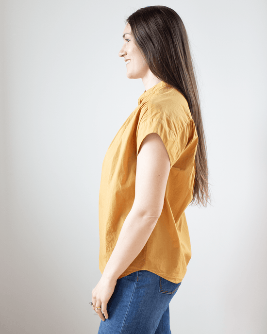 Hartford Casta Popover Shirt in Cashew 