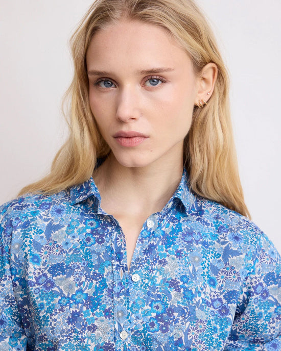 Hartford Corazon Blouse in Blue 