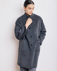 Hartford Vadim Coat in Grey 