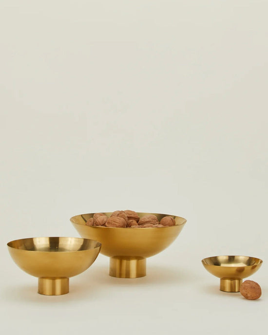 Hawkins New York Essential Footed Bowl in Brass 