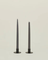 Hawkins New York Home Essential Metal Candle Holders - Set of 2 in Black