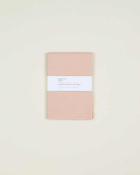 Hawkins New York Home Set of 2 Essential Waffle Dish Towels - Blush + Terracotta