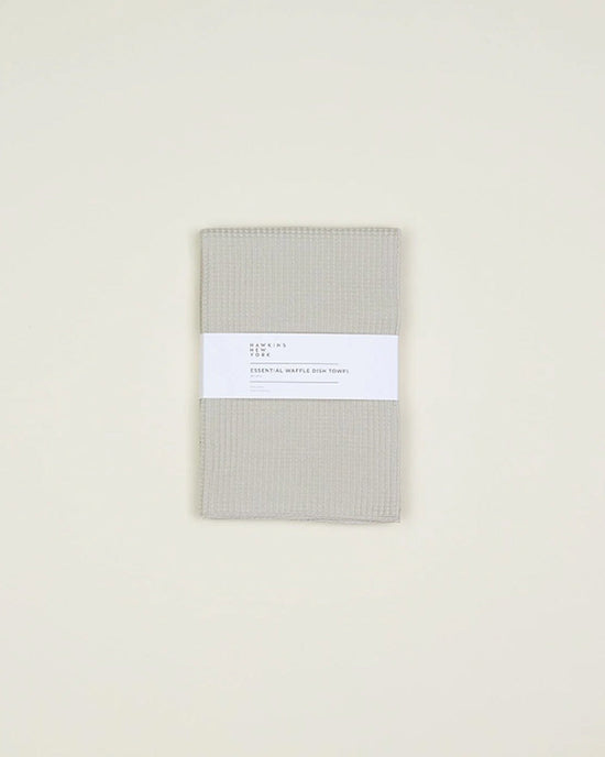Hawkins New York Set of 2 Essential Waffle Dish Towels - Light Grey + Dark Grey 