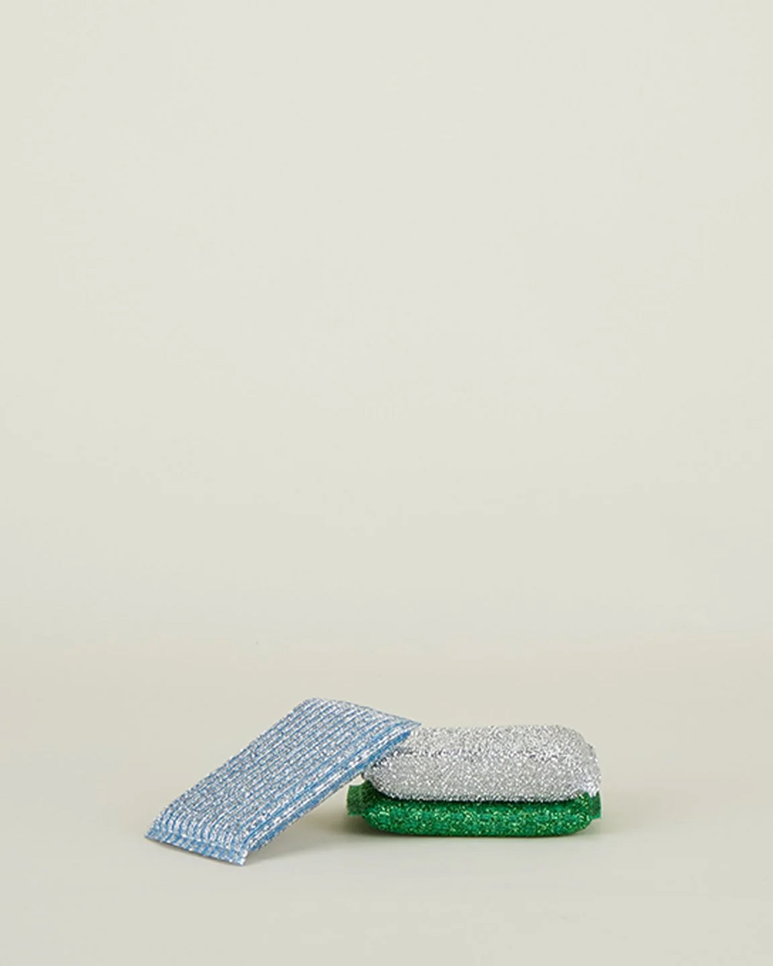 Set of 3 Lurex Sponges in Cools
