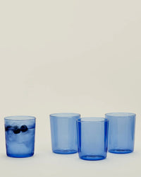 Hawkins New York Home Set of 4 Essential Glassware in Blue