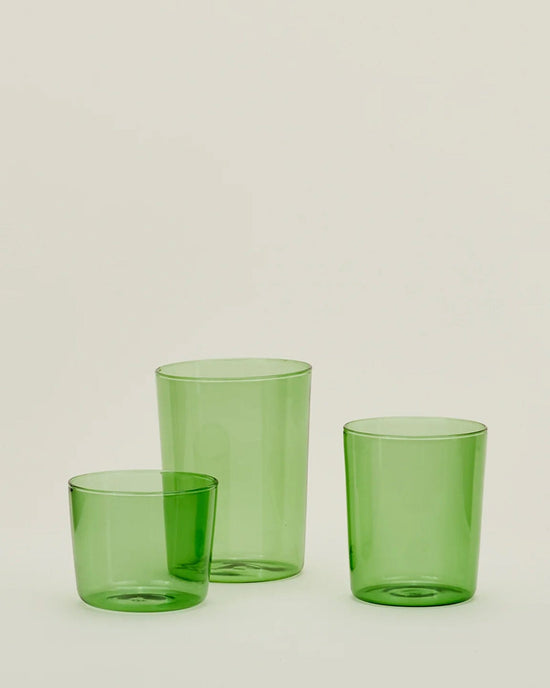 Hawkins New York Home Set of 4 Essential Glassware in Green