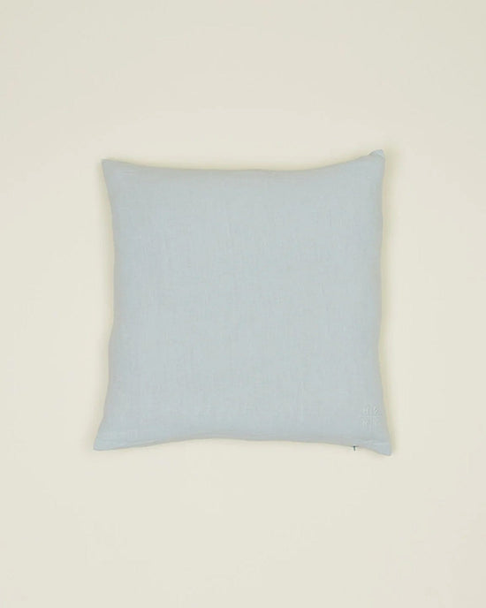 Hawkins New York Simple Linen Pillow - 18 x 18 inches in Sky 