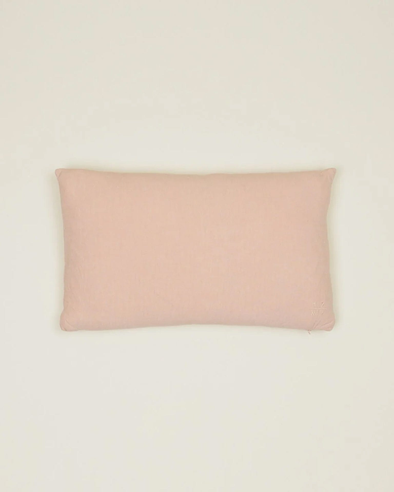 Simple Linen Pillow - 22 x 12 inches in Blush