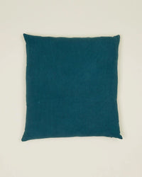 Hawkins New York Simple Linen Pillow - 22 x 22 inches in Peacock 