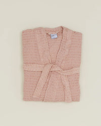 Hawkins New York Simple Waffle Bathrobe in Blush 