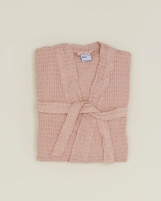 Hawkins New York Simple Waffle Bathrobe in Blush 