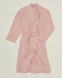 Hawkins New York Simple Waffle Bathrobe in Blush 