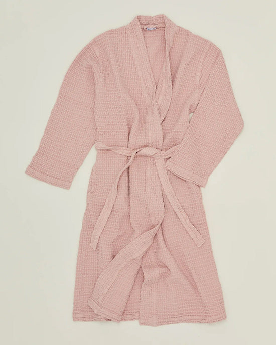 Hawkins New York Simple Waffle Bathrobe in Blush 