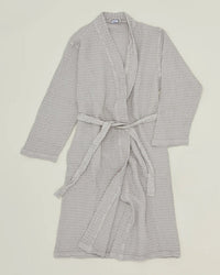 Hawkins New York Simple Waffle Bathrobe in Light Grey 
