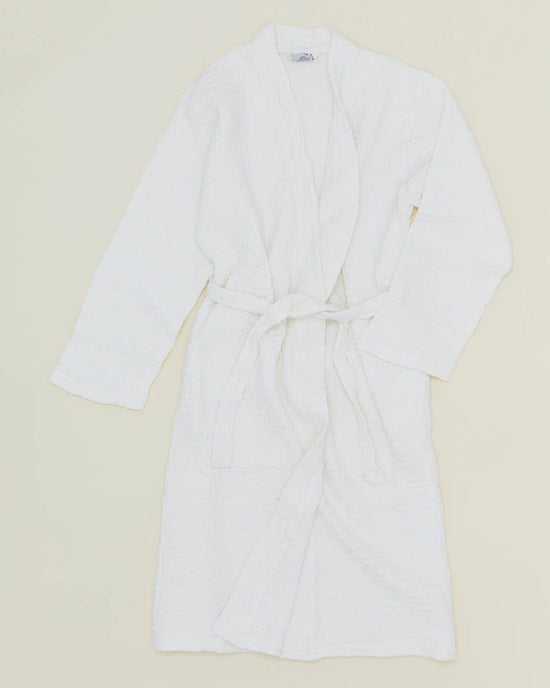 Hawkins New York Home Simple Waffle Bathrobe in White