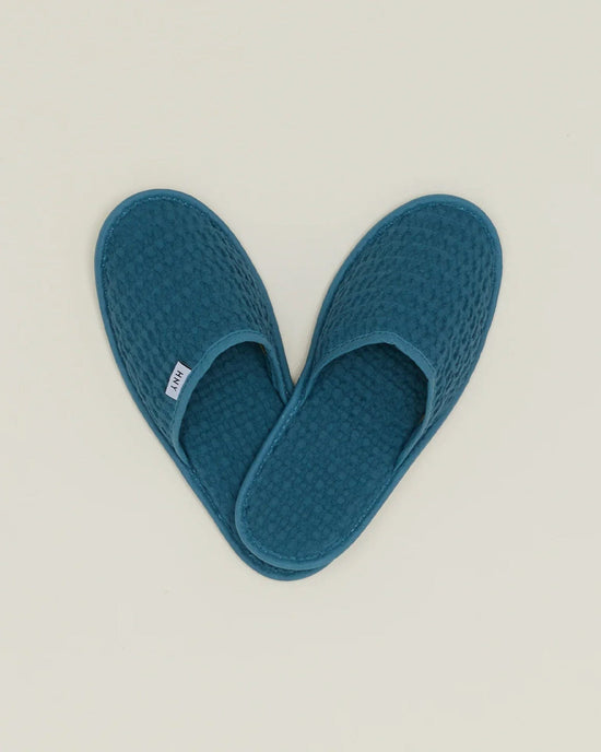 Hawkins New York Home Simple Waffle Slippers in Peacock