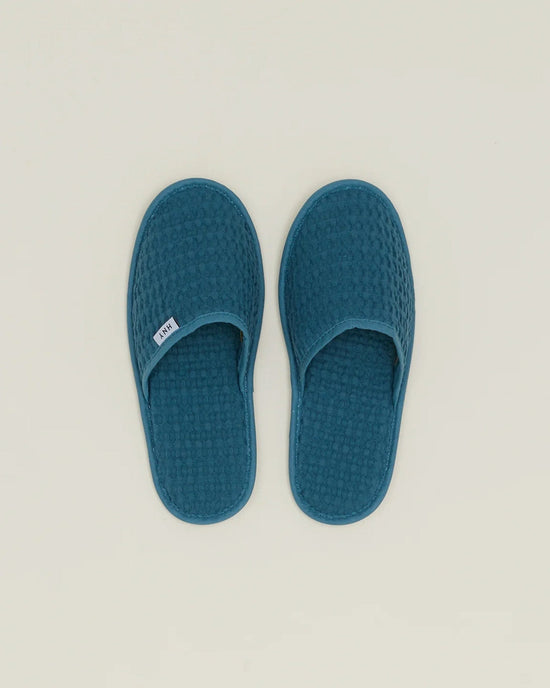 Hawkins New York Home Simple Waffle Slippers in Peacock