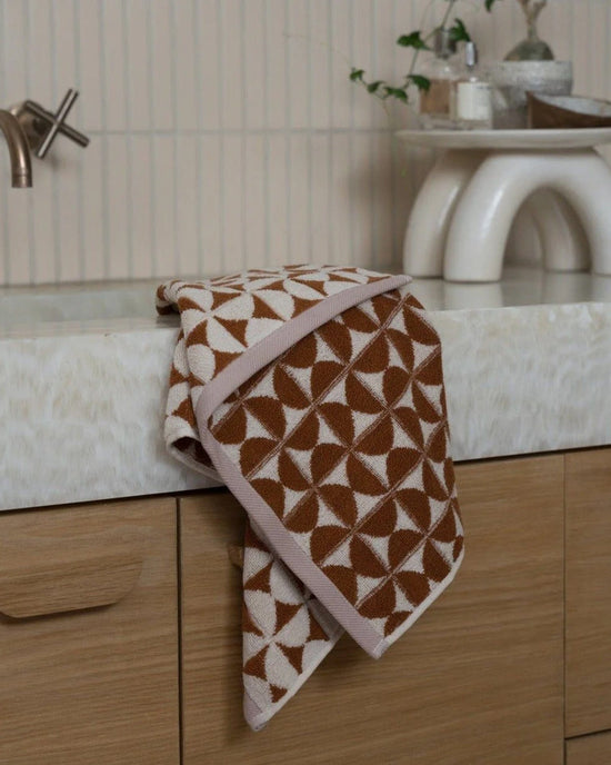 House No.23 Harper Hand Towel in Sedona 