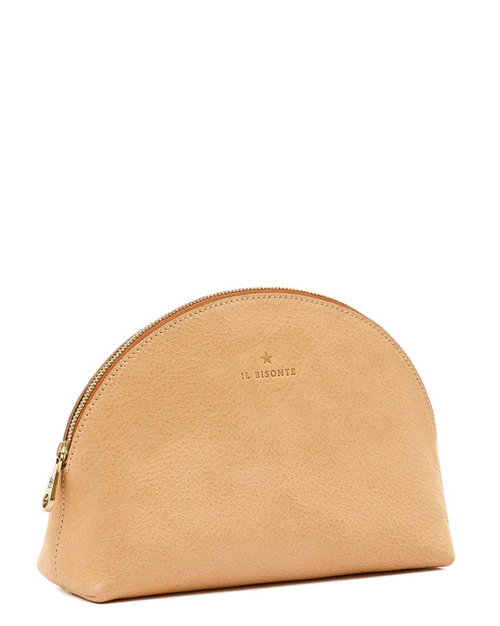 IL BISONTE Bigallo Case in Naturale w/ Brass Hardware 