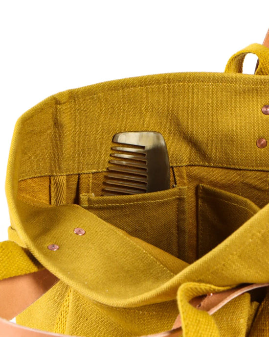 IMMODEST COTTON Construction Tote in Chartreuse 