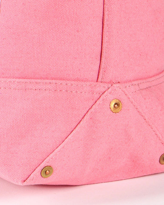 IMMODEST COTTON Home Large East West Tote in Flamingo