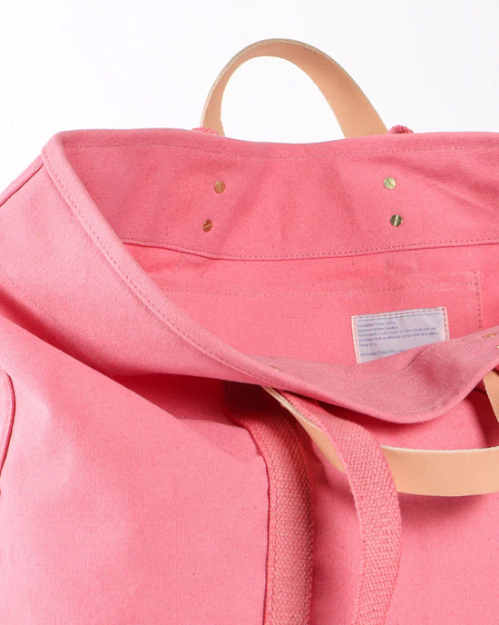 IMMODEST COTTON Home Large East West Tote in Flamingo