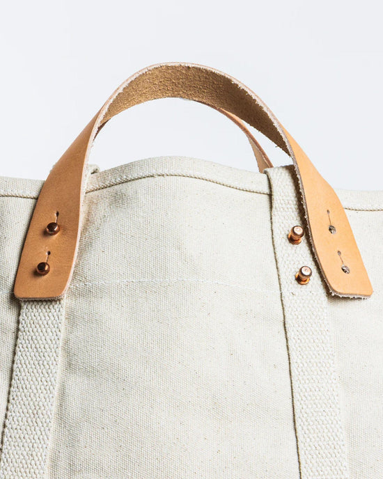 IMMODEST COTTON Large East West Tote in Natural 