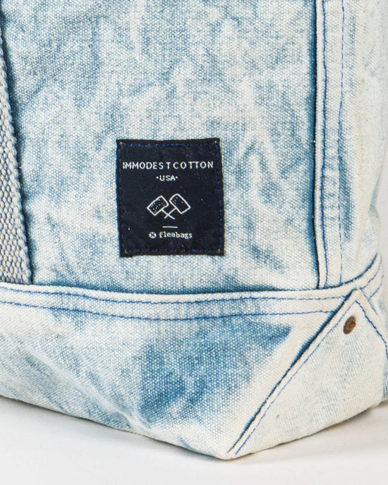 IMMODEST COTTON Accessories Small East West Tote in Acid Wash