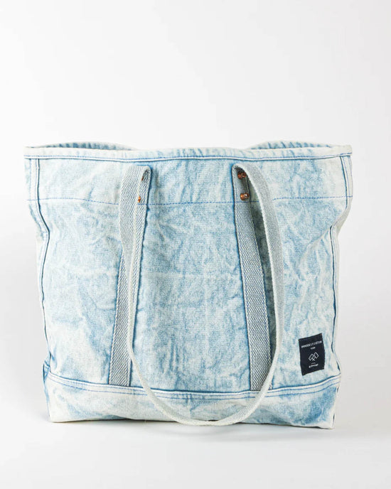 IMMODEST COTTON Accessories Small East West Tote in Acid Wash