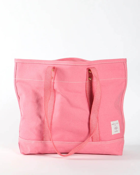 IMMODEST COTTON Small East West Tote in Flamingo 