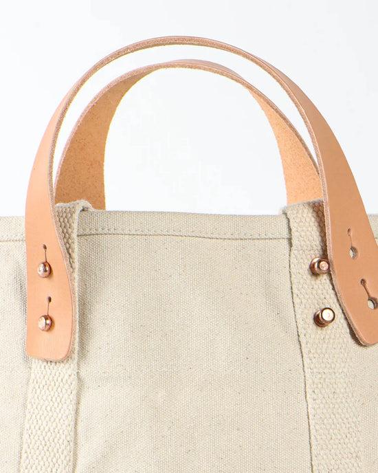 IMMODEST COTTON Small East West Tote in Natural 
