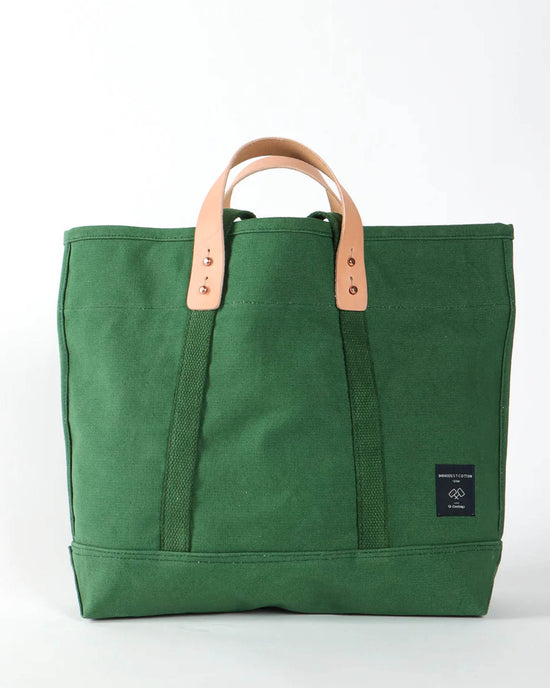 IMMODEST COTTON Small East West Tote in Pine 