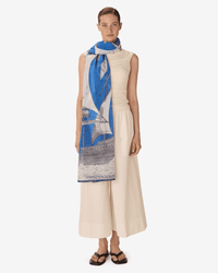Inoui Editions Scarf / Etole 100 Des Rives et Des Reves in Blue 3 - Bliss Boutiques