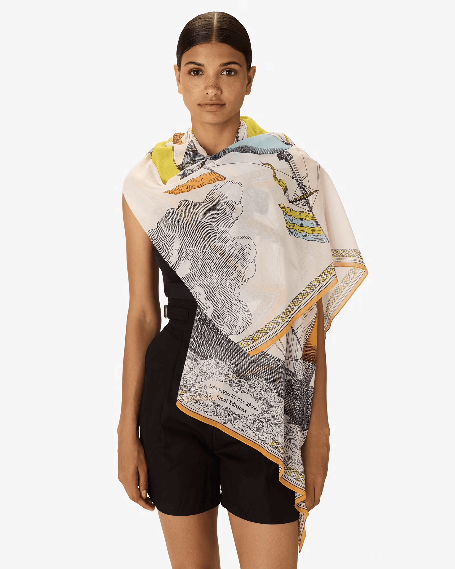 Scarf / Etole 100 Des Rives et Des Reves in Multicolor