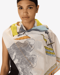 Inoui Editions Scarf / Etole 100 Des Rives et Des Reves in Multicolor 4 - Bliss Boutiques