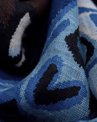 Inoui Editions Scarf / Etole 100 Papillons in in Navy 4 - Bliss Boutiques