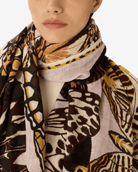 Inoui Editions Scarf / Etole 100 Papillons in Nude 4 - Bliss Boutiques
