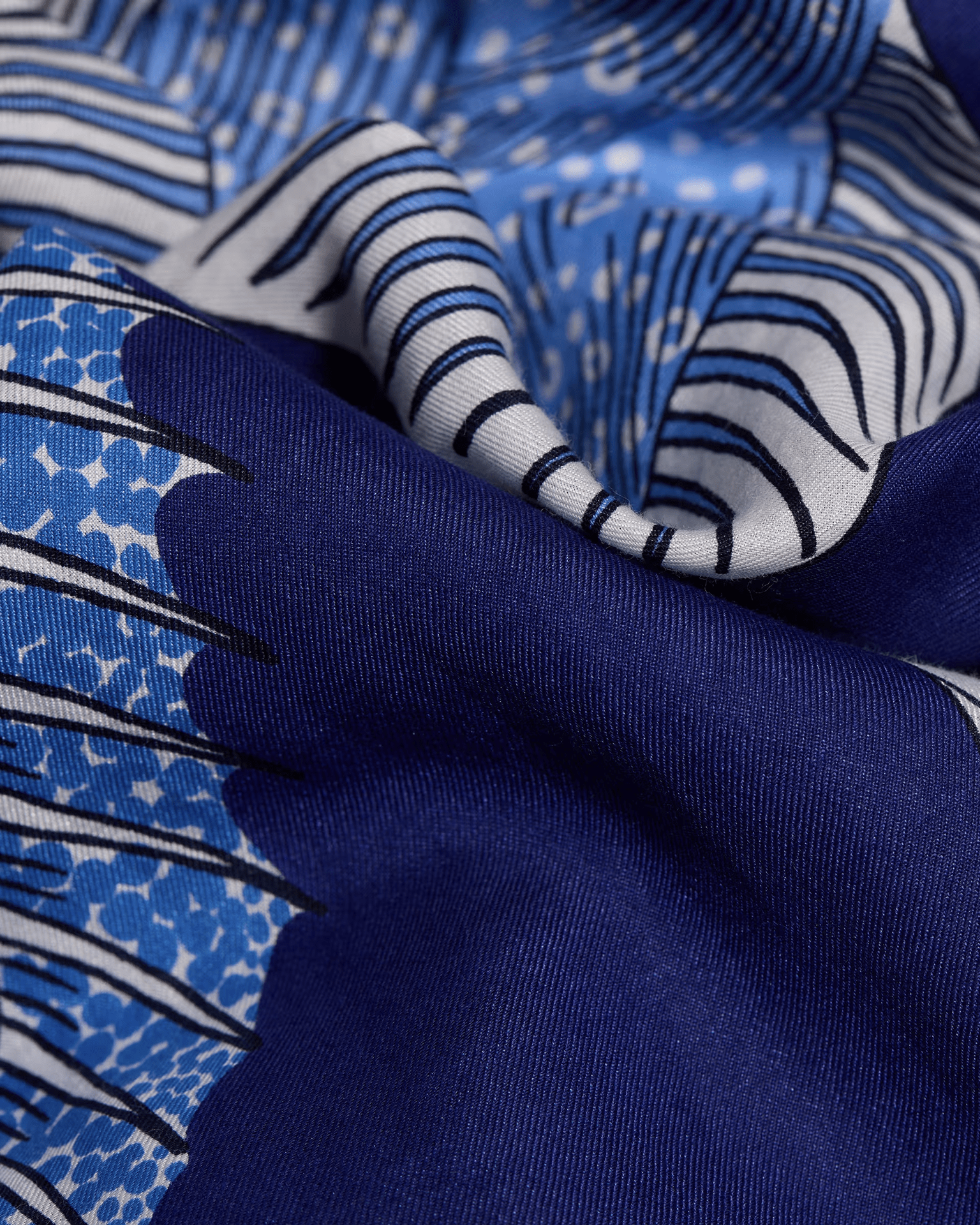 Inoui Editions Scarf / Etole 100 Poseidon in Blue - Bliss