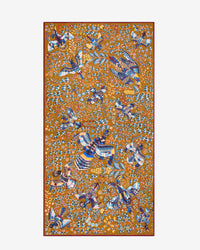 Inoui Editions Scarf / Etole 100 Rene Perrot in Brown 6 - Bliss Boutiques