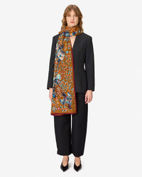 Inoui Editions Scarf / Etole 100 Rene Perrot in Brown 2 - Bliss Boutiques