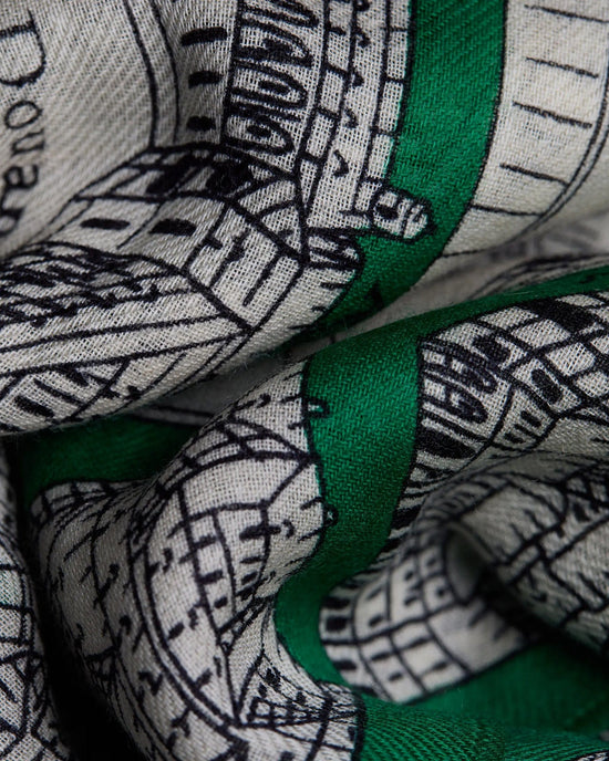 Inoui Editions Accessories Green Scarf / Etole 100 Turgot in Green
