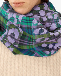 Inoui Editions Scarf / Etole 70 3D Fetiche in Green 