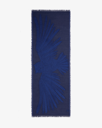 Inoui Editions Accessories Blue Scarf / Etole 70 3D Hedwige in Blue