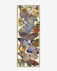 Inoui Editions Scarf / Etole 70 Papillons in White 4 - Bliss Boutiques